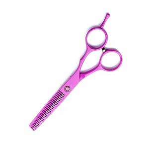 Salon Thinning Scissors Straight <b>Blade</b> Stainless Steel Shear - Product Image 3