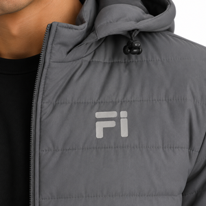 Custom Men's Hooded Padded <b>Jacket</b> Winter Quilted Insulated <b>Zip</b> <b>Up</b> Men's <b>Jackets</b> Lightweight Outerwear OEM Wholesale Supplier USA - Product Image 5