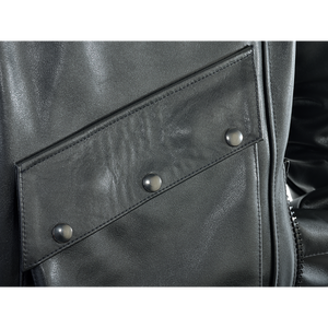 Chaqueta de Motocicleta Sueca FURAT LEATHERS, Transpirable, para Hombre, Otoño, Casual, Cuello Alto, Cierre de Cremallera Frontal, Exterior de Nailon/Algodón - Product Image 3