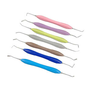 Juego de Instrumentos para Rellenos Dentales de Resina, Herramientas de Colocación de Composite de Acero Inoxidable de Doble Punta para Clínicas Dentales y Dentistas - Product Image 2