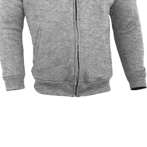 Survêtement d'hiver pour homme personnalisable en coton et polyester, séchage rapide, respirant, léger, créez votre propre ensemble de jogging avec fermeture éclair - Product Image 5