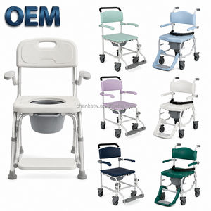 OEM Taiwan Customized Commode <b>Shower</b> <b>Chair</b> Daily Living Aids Elderly Products Rehabilitation Manufacturer Bespoke Assembly - Product Image 1