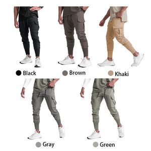 Pantalones Cargo Negros Flex Ripstop, Pantalones Deportivos Resistentes a Desgarros para Exteriores, Pantalones Cargo - Product Image 5
