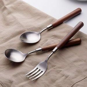 6-Piece Modern Royal Style Stainless Steel Cutlery Set Eco-Friendly Dishwasher <b>Safe</b> Spoon Fork <b>Knife</b> for Party Home & Hotel Use - Product Image 5