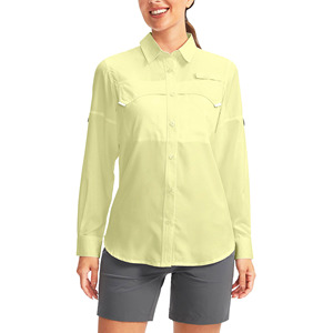 Camisas de pesca de tela de moda, muy vendidas, material impermeable, textura suave, buenas camisas de pesca para mujer. - Product Image 6