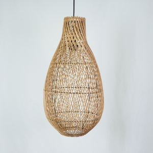 Lampe de plafond en bambou et rotin, choix populaire, luminaire suspendu naturel pour la décoration de villas et de complexes hôteliers - Product Image 3