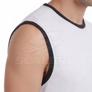 Cotton Jersey <b>Men</b> Gym <b>Singlet</b> Breathable Quick Dry Comfortable Sleeveless Top <b>for</b> Bodybuilding Training Running Exercise Casual - Product Image 6