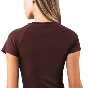 Camiseta Deportiva para Mujer, Manga Corta, Ajuste Elástico, Tela Suave y Ligera, Ropa Deportiva Informal para el Día a Día, Ropa de Gimnasio - Product Image 6