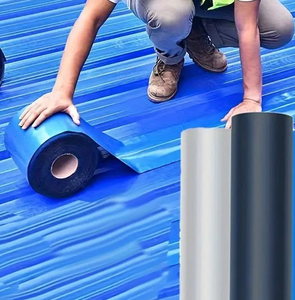 Rollo impermeable para techo de metal plateado 10cm x 10m Disponible en 0,5-3mm con papel de aluminio para techos de hormigón - Product Image 1