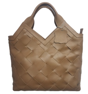 Custom Logo Designer Collection Hand Weaved Woven Leather Large Shoulder Hobo Tote <b>Bag</b> Girl Women Ladies <b>Gifting</b> Sale India 2026 - Product Image 1