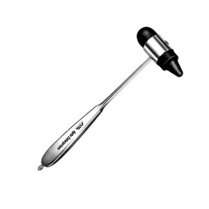 Marteau de percussion Neuro Duoflex pour des tests neurologiques précis des réflexes, avec une conception à double tête et une poignée ergonomique en acier inoxydable - Product Image 5