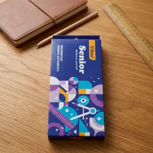 Juego de Instrumentos Matemáticos Completo Vikas Senior Geometry Box, de Alta Demanda, para Dibujo Técnico Escolar, Universitario e Ingeniería, en Oferta - Product Image 1