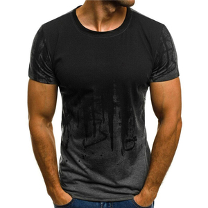 เสื้อยืดออกกำลังกายสไตล์วินเทจสำหรับผู้ชาย ลวดลายกรดย้อม สตรีทแวร์ เสื้อฟิตเนส รับทำโลโก้ ผ้าคอตตอนหนา ผู้ผลิตเสื้อผ้าออกกำลังกาย - Product Image 4