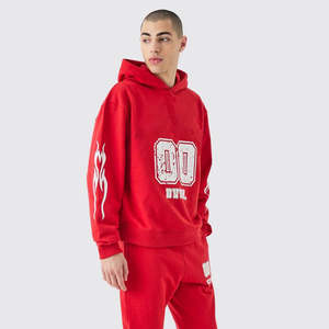 Newly Design Best Quality 2 Piece Set 100% Cotton Fleece Gym <b>Tracksuit</b> for Men Sustainable Logo Style Plus Size <b>Plain</b> <b>Tracksuits</b> - Product Image 5