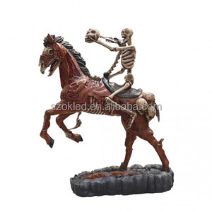 The Dark Rider Egg Bench Easter Bunny Pumpkin Rooster Table Giant <strong>Skeleton</strong> Halloween Archway Candle <strong>Large</strong> Fiberglass <strong>Decoration</strong> - Product Image 3