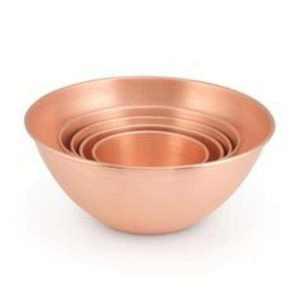 Bol en cuivre martelé au design vintage, compatible lave-vaisselle, pour servir les aliments et les soupes, idéal pour la cuisine et la table. - Product Image 3