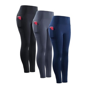 Women Mid Waist <b>Tummy</b> <b>Control</b> Yoga Leggings Winter Casual Seamless Stretch Breathable Anti-Bacterial Gym Workout Comfortable - Product Image 1