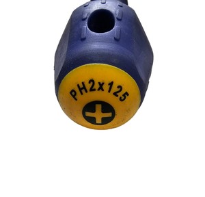 Phillips PH2*125mm Chromium Molybdenum Screwdriver with Dye Black & Electric <b>Fog</b> Finish ISO9001 Certified Customizable Packaging - Product Image 1
