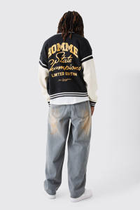 Veste universitaire de baseball personnalisée en polyester à 100 % avec logo d'équipe et nom de club, vente en gros à prix réduit - Product Image 5