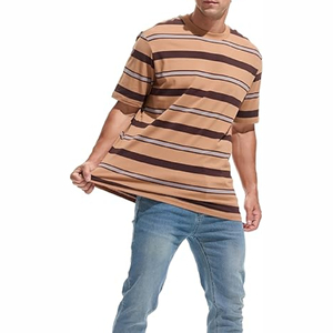 Nuevas Camisetas de Hombre de Manga Corta con Cuello Redondo, 100% Algodón Tejido, 300g, Ecológicas, Transpirables, de Secado Rápido, con Estampado Digital Vintage - Product Image 1