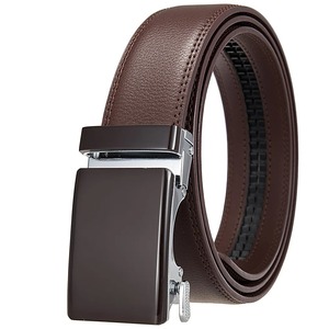 Ceinture décontractée pour homme en cuir véritable avec boucle automatique en alliage, haute qualité, écologique, largeur 3,0 cm, en promotion - Product Image 1