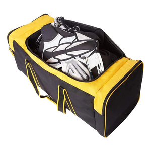 Heavy Duty Lightweight High Quality Polyester Sports Duffel <b>Bag</b> Reinforced Tactical Straps Water Resistant Exterior for Gym - Product Image 3