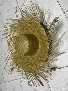 Sombrero de Paja Tradicional con Bordado a Mano, Estilo Personaje, para Uso Diario en la Playa y al Aire Libre - Product Image 5