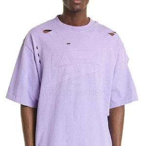 Trend Focused Everyday Clothing With Durable Construction Distressed T Shirt For Stylish Looks Distressed T Shirt - Product Image 2