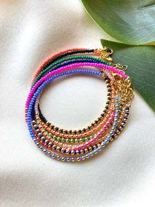 <b>Cute</b> Heart Beaded <b>Bracelet</b> For Women Daily Wear Wedding Gifting Colourful Trendy Wristband Adjustable Fashion Jewelry Accessory - Product Image 6