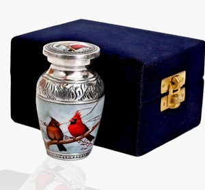 Premium Handmade Beaded <b>Keepsake</b> Urn <b>Memorial</b> Ashes <b>Box</b> for Table Decor at Best Price - Product Image 4