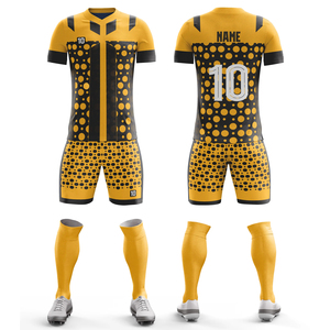 Ensemble de maillots de football unisexe personnalisés 2026 – Respirant, manches courtes, imprimé par sublimation numérique, tenue d'équipe extensible dans quatre directions, écologique - Product Image 6