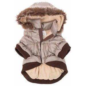 Cappotto Parka Metallico alla Moda per Animali Domestici, Abbigliamento Elegante per Animali - Product Image 4