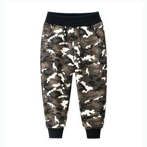 Pantalon cargo enfant à taille élastique en coton doux, style streetwear, coupe ample et coupe ajustée, vente en gros - Product Image 1