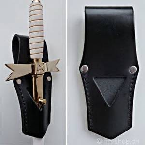 Écussons de Qualité Supérieure pour les Degrés Maçonniques du Grand Conseil Allié, en Tissu PU Vert Moiré avec Fil d'Or, Style Classique, Forme Fleur - Product Image 5