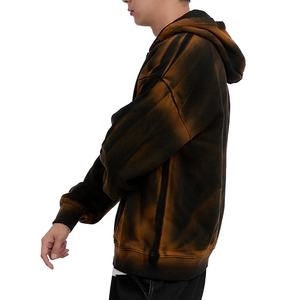 Streetwear Y2K Mode Homme Vintage Lavé à l'eau avec fermeture éclair Sweat-shirts pour homme, 100% coton Vêtements élégants pour homme Vestes sur mesure - Product Image 3
