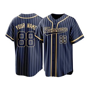 Custom Made Baseball Game Jersey Stretch Polyester Vintage Inspired Private Branding Skin Friendly Reflective <b>Vinyl</b> - Product Image 6
