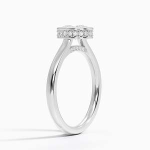 BOJ <b>Ring</b> 024 Oval Cut 925 <b>Silver</b> Luna Hidden Halo Diamond <b>Ring</b> 2ct D Color VVS1 Moissanite GRA Certified Low Price <b>Ring</b> Sale - Product Image 2