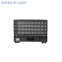 Luz Móvil LED RGBW de 1200W 40x30W, IP65 Impermeable, Aleación de Aluminio, Iluminación para Escenarios Exteriores, Control DMX512, 20000 Horas