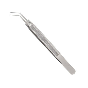 Instrumentos Quirúrgicos, Pinzas de Capsulorrexis Utrata de 11 mm, Varillas Largas de Acero Inoxidable, Pinzas de Capsulorrexis Utrata - Product Image 1