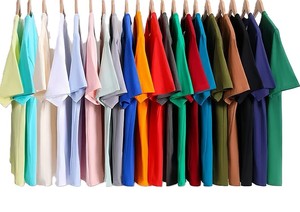 Camiseta de Manga Corta para Mujer, Cuello Redondo, 220G, 100% Algodón, con Logotipo Personalizado Bordado, Precio de Fábrica en Bangladesh y China, OEM - Product Image 2