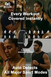 2025 FN03ไม่มีจอ qwatch Pro สมาร์ทฟิตเนสออกซิเจนในเลือดเครื่องติดตามตรวจสอบการนอนหลับ IP68แบตเตอรี่ยาวนาน ETQ07-1 BLE 5.2 - Product Image 6