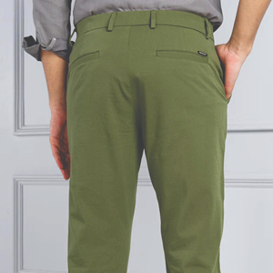 Pantalones Chinos de Lona para Hombre, Corte Recto, Ajustados, Transpirables, con Logotipo y Talla Personalizados Bordados - Product Image 4