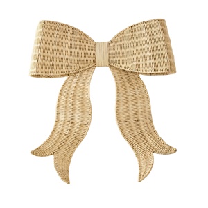 Décoration murale en rotin écologique, best-seller en gros, décoration de chambre d'enfant, art mural en rotin naturel fait main pour chambre d'enfant - Product Image 1