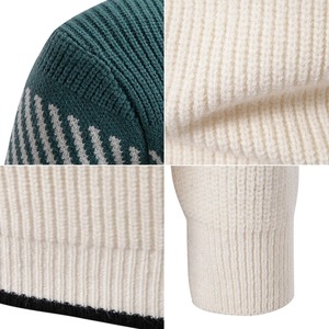 Pull en maille épaisse à manches longues pour homme, idéal pour l'hiver, chaud, confortable et design pour les activités extérieures par temps froid - Product Image 4