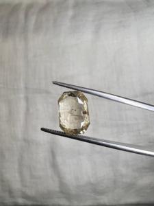 Zafiro amarillo natural de 7.29 quilates de Sri Lanka, corte octogonal, zafiro de Ceilán suelto, piedra preciosa, proveedor mayorista de piedras para joyería. - Product Image 3