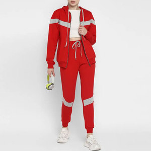 OEM 2026 Nueva Llegada Chándal de Mujer de Lujo con Pedrería y Estampado de Goma en Relieve 100% Algodón para Gimnasio - Product Image 1