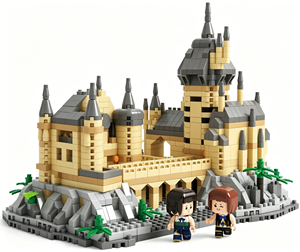 Jeux de construction Château magique Mini briques Jeux éducatifs pour enfants - Product Image 3