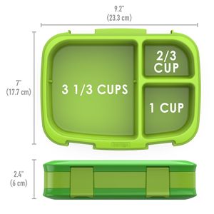 Contenitore per Pranzo Ermetico per Adulti, Bambini e Adolescenti - Senza BPA, Adatto al Congelatore, Conservazione Sostenibile degli Alimenti - Product Image 5