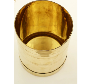 Best Quality Brass Coffee Pulses <b>Measuring</b> Cup Premium Quality Gold Polished Kitchen <b>Tool</b> Brass <b>Measuring</b> Cup - Product Image 3