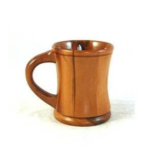 แก้วไม้ทำมือ แก้วกาแฟไม้เนื้อแข็ง งานแฮนด์เมด  ตกแต่งแบบธรรมชาติ สไตล์เรียบง่าย เป็นมิตรกับสิ่งแวดล้อม เหมาะสำหรับร้านกาแฟและร้านอาหาร - Product Image 1